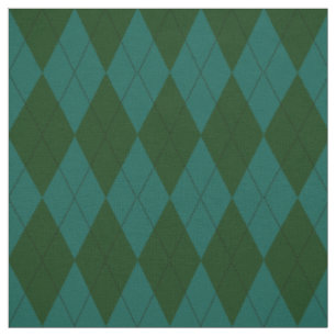 Dschungel-und Jade-Grün-Rauten-Muster Stoff