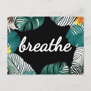 Dschungel Verlasst Serenity Prayer Breathe Postkarte