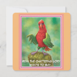 Dschungelflüster der Ermutigungsserie - Flachkarte