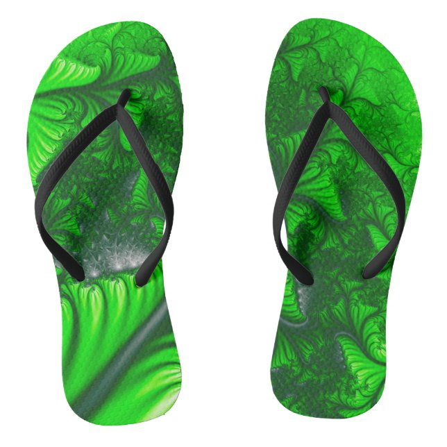 DschungelFraktal Flip Flops (Fußbett)
