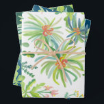 Dschungelgarten Aquarell Botanik Floral Geschenkpapier Set<br><div class="desc">Handgemaltes botanisches Muster. DANKE, DASS DU UNABHÄNGIGE KÜNSTLER UNTERSTÜTZT! Alle Kunstwerke und Designs sind von mir erstellt. Ich zeichne und male sehr gerne! Danke für den Kauf bei mir und für die Unterstützung meiner Kreativität! :) Sieh in meinem Shop nach vielen weiteren Farben und Designs oder lass mich wissen, wenn...</div>