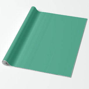 Dschungelgrünes Schlichtes Farbwrapping-Papier Geschenkpapier