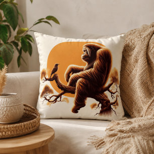 Dschungelharmonie: Orangutan Inspiriert Kissen