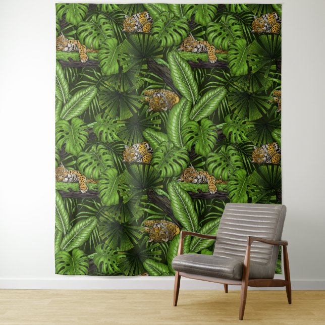 DschungelKätzchen Wandteppich (Beispiel)