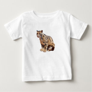 Dschungelkatzentier mit getrübter Leoparde b Baby T-shirt