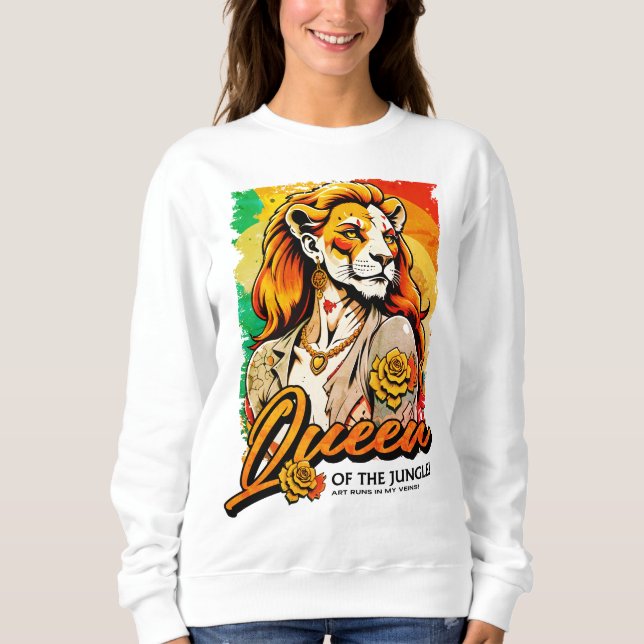 Dschungelkönigin Sweatshirt (Vorderseite)