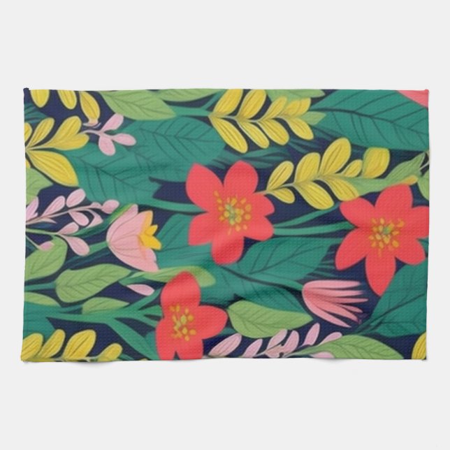 Dschungelmuster Geschirrtuch (Horizontal)