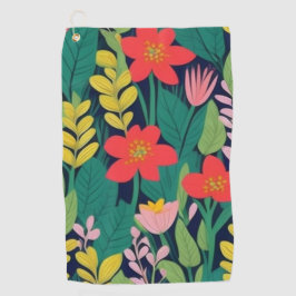 Dschungelmuster Golfhandtuch