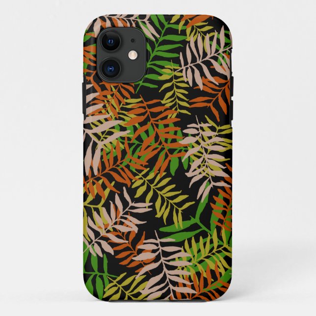 Dschungelnatur Blätter Case-Mate iPhone Hülle (Rückseite)