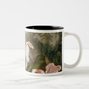 Dschungelorchideen und Kolibris, 1872 Zweifarbige Tasse