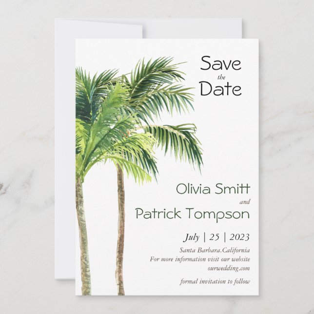 Dschungelpalme, tropisch (Vorderseite)