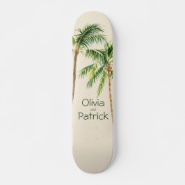 Dschungelpalme, tropisch skateboard