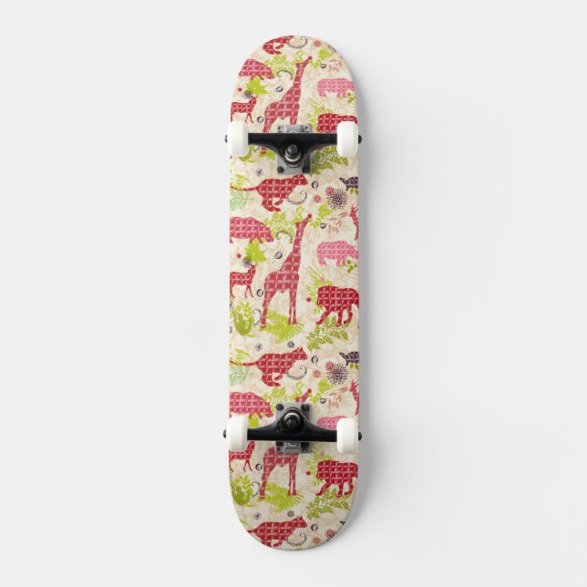Dschungelparadies Skateboard (Vorderseite)