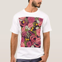 Dschungelschlangen, tropische Blume, Vintages Must