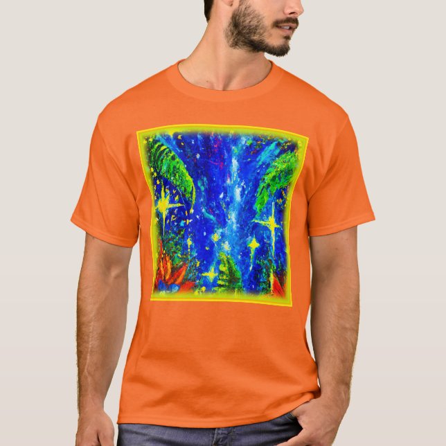 Dschungelsterne malen. Jetzt kaufen T-Shirt (Vorderseite)