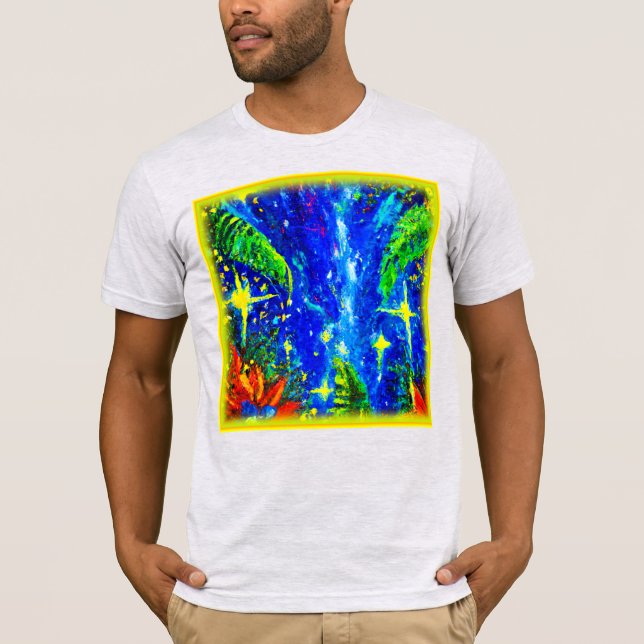 Dschungelsterne malen. Jetzt kaufen T-Shirt (Vorderseite)