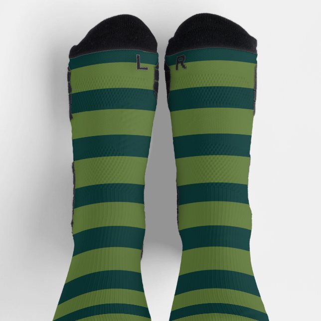 Dschungelsumpfe Socken (Oben)