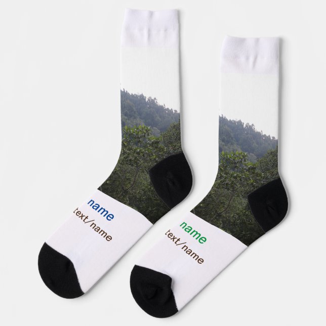 Dschungelwald Maultierweg Platz Socken (Linkes Detail)