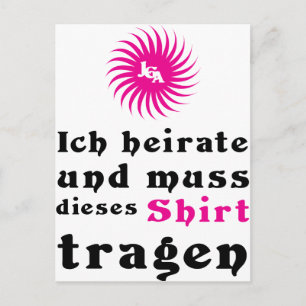 DschunggesellschaftErgebnis / hochzeit Postkarte