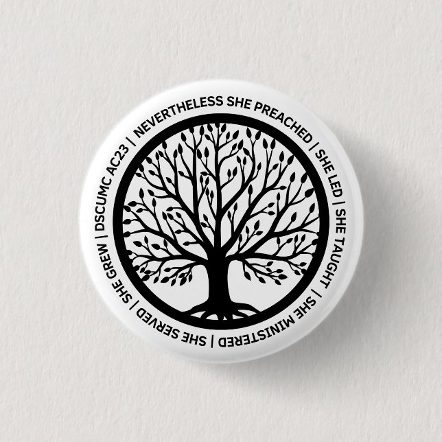 DSCUMC CSRW Round Button - Weiß (Vorderseite)