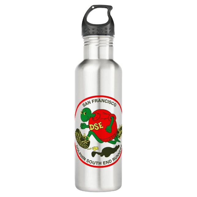 DSE_stuff Edelstahlflasche (Vorderseite)