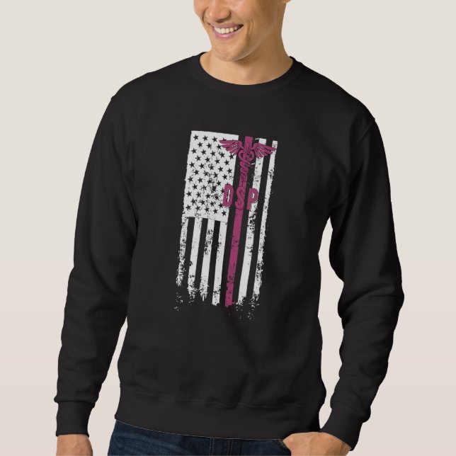 DSP US Flag Direct Support Beruflich Woche 1 Sweatshirt (Vorderseite)