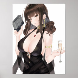 DSR 50 Hottie Trinken Champagner Poster