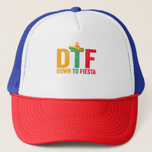 DTF bis Fiesta Funny Cinco de Mayo Holiday Truckerkappe