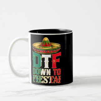 DTF bis Fiesta Mexiko Cinco de Mayo Men Mexica Zweifarbige Tasse