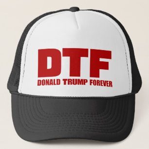 DTF Donald Trump für immer Hüte Truckerkappe