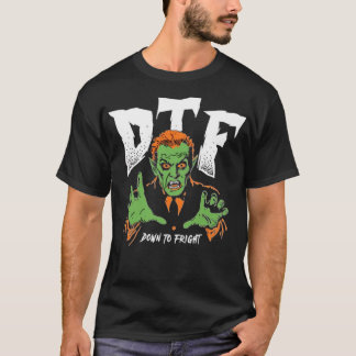 DTF nach unten T-Shirt