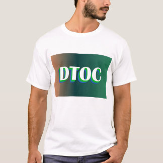 DTOC Fett Tech-Logo - Modernes Geschäftsmodell T-Shirt