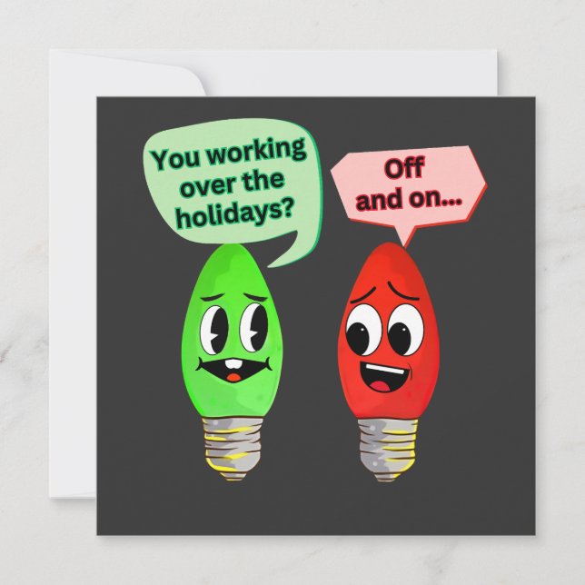 Du arbeitest über den Feiertag (Vorderseite)