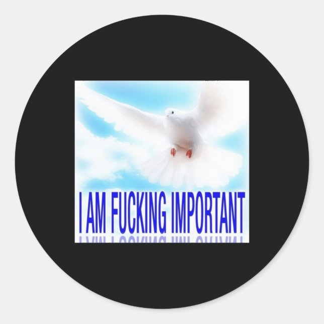 Du!!! Aufkleber (Vorderseite)