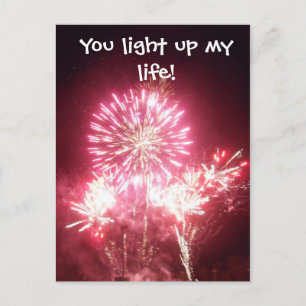 Du beleuchst mein Leben! Postkarte
