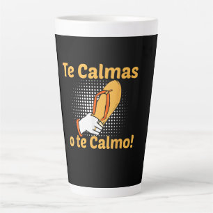 Du beruhigst dich oder ich beruhige dich Spanische Milchtasse