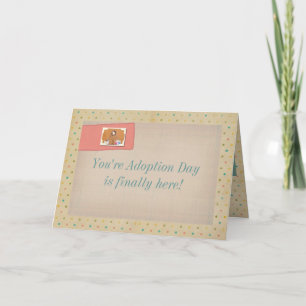 Du bist Adoption Day Karte