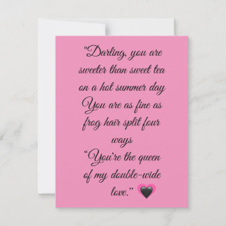 Du bist alles. feiertagskarte