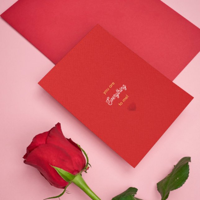 Du bist alles für mich, minimalistisch romantisch einladung (Von Creator hochgeladen)