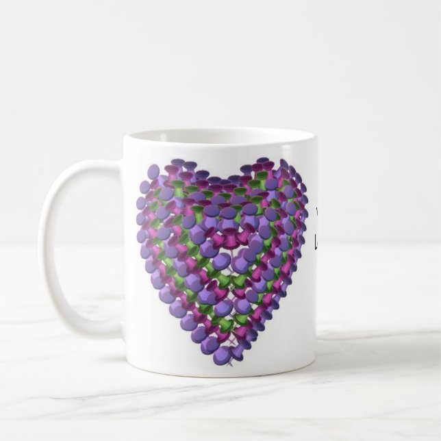 Du bist am meisten geliebt kaffeetasse (Links)