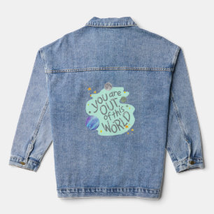 Du bist aus dieser Welt Jeansjacke