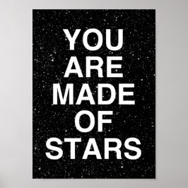 Du bist aus Sternen Poster