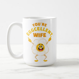 Du bist ausgezeichnet Ehefrau Jubiläum Niedliches Kaffeetasse
