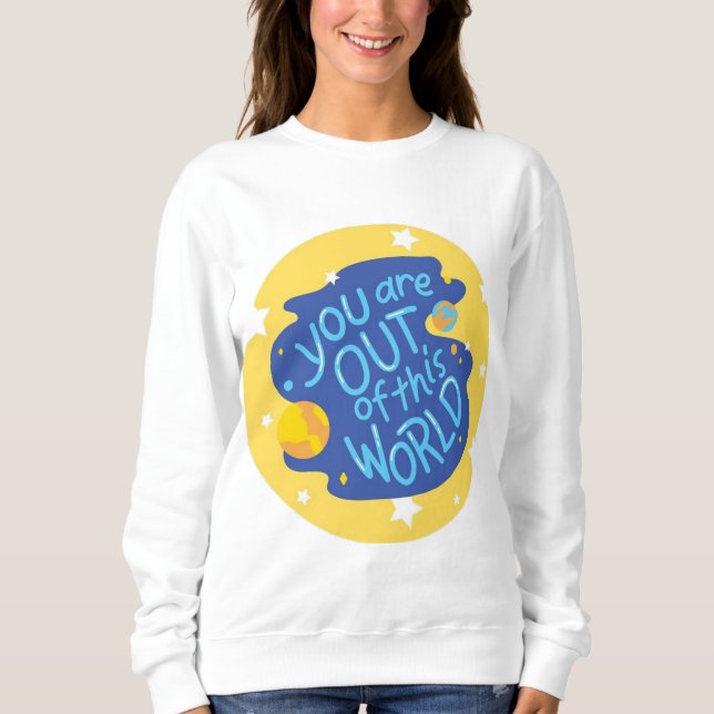 du bist außergewöhnlich sweatshirt (Vorderseite)