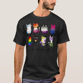 Du bist bei mir in Sicherheit, süße Katze, Monat d T-Shirt