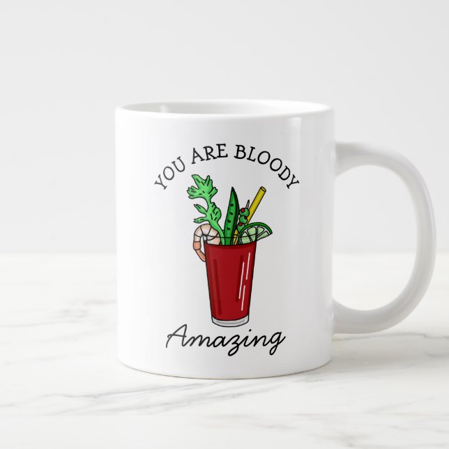 Du bist blutig Phantastisch, Bloody Mary Puff Jumbo-Tasse (Rechts)