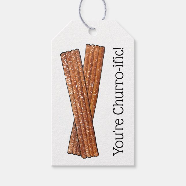 Du bist Churro-ific (schrecklich) Funny Feinschmec Geschenkanhänger (Vorderseite)