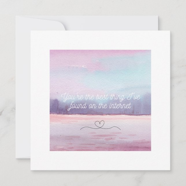 Du bist das Beste, was ich im Internet gefunden ha (Vorderseite)