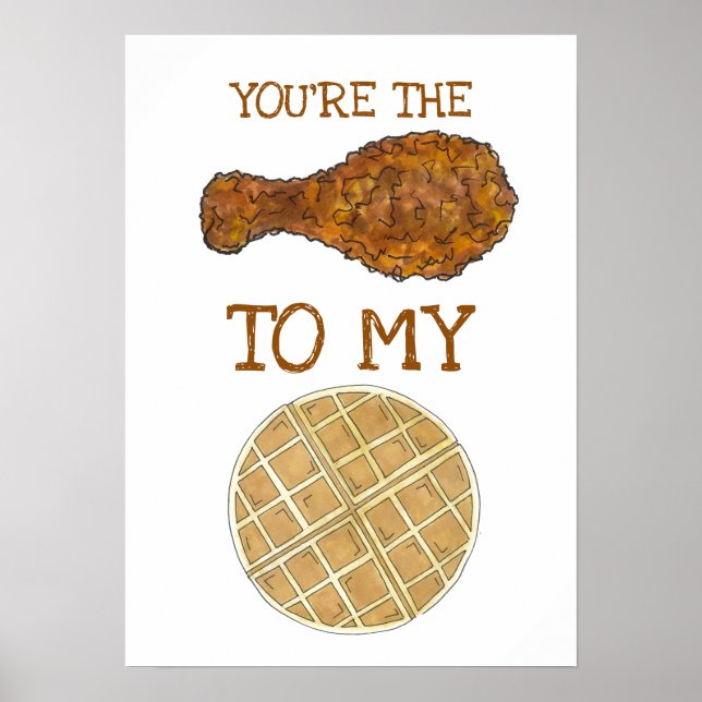 Du bist das Hühnchen meiner WaffelFeinschmecker-Li Poster (Vorne)
