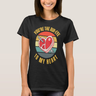 Du bist das Rib Eye für mein Herz Keto Carnivore T-Shirt